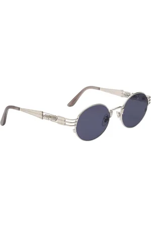Jean Paul Gaultier Homme, Accessoires, Gris, Taille: ONE Size Double Ressort Argent Lunette