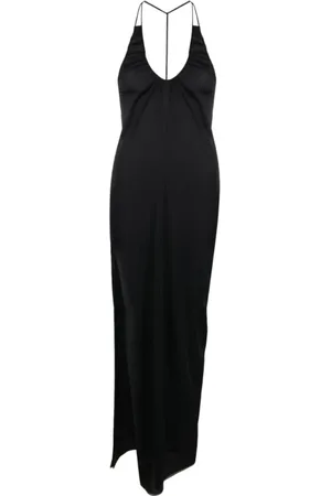 J.W.Anderson Femme, Robes, Noir, Taille: 36 FR Robe noire dos nu fendue