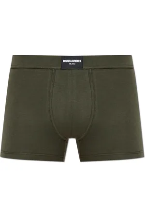 Dsquared2 Homme, Sous-vêtements, Vert, Taille: L Boxer avec logo