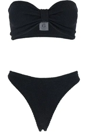 Hunza G Femme, Maillots de bain, Noir, Taille: ONE Size Vêtements de mer noirs Tina Bikini