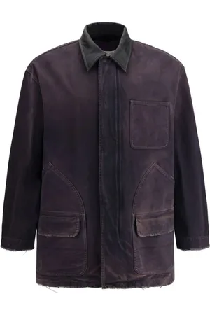 Golden Goose Homme, Vestes, Brun, Taille: S Veste Panama en Denim Vintage