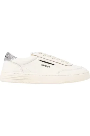 Ghoud Femme, Chaussures, Blanc, Taille: 40 EU Baskets en Cuir Blanc
