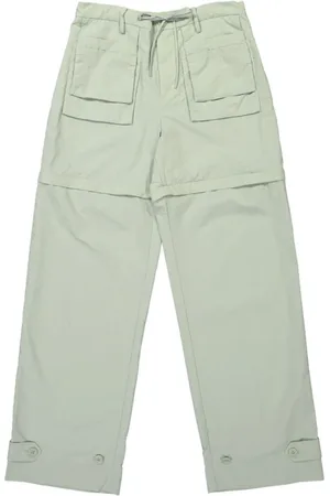 Helmut Lang Homme, Pantalons, Vert, Taille: W30 Pantalon à zip en pierre