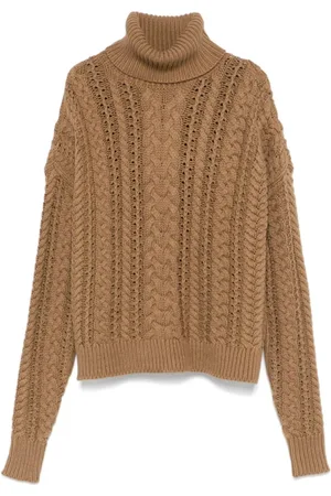 Ralph Lauren Femme, Pulls, Brun, Taille: 44 FR Pull à manches longues Furqan