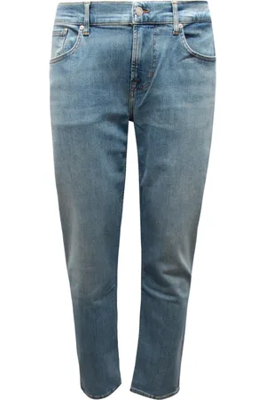 7 for all Mankind Homme, Jeans, Bleu, Taille: W32 Pantalon Slimmy Tape Bleu Clair