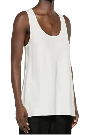 LEMAIRE Femme, Tops, Blanc, Taille: 40 FR Top sans manches