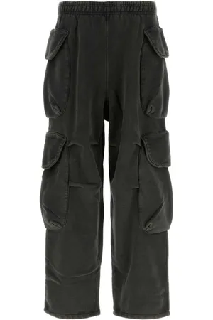 Entire Studios Homme, Pantalons, Noir, Taille: M Joggers en coton noir pour hommes