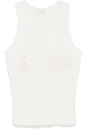 MAGDA BUTRYM Femme, Tops, , Taille: 38 FR Top en maille crème