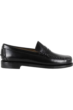 SEBAGO Homme, Chaussures, Noir, Taille: 43 1/2 EU Classique Dan Mocassin en Cuir Noir