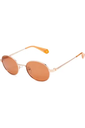 Polaroid Unisex, Accessoires, Jaune, Taille: ONE Size Lunettes de Soleil Polarisées en Métal Doré