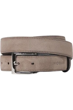 Hogan Homme, Accessoires, Gris, Taille: ONE Size Ceintures Gris Tourterelle Élégantes