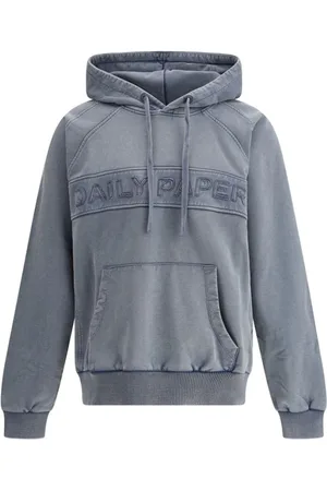 Daily paper Homme, Sweatshirts et sweats à capuche, Gris, Taille: L Vintage Logo Sweat à capuche