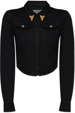 VERSACE Femme, Blouses et Chemises, Noir, Taille: 40 FR Chemise en jean
