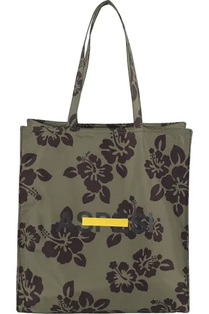 Aspesi Femme, Sacs, Vert, Taille: ONE Size Sac Shopper Hibiscus en Vert Militaire