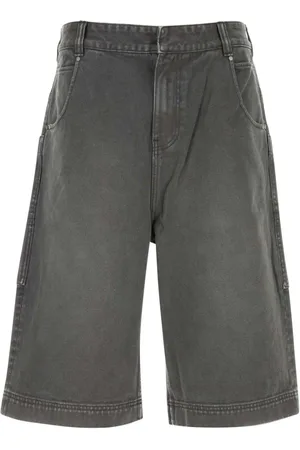 Entire Studios Homme, Shorts, Gris, Taille: XL Shorts Bermuda en Denim Gris Foncé