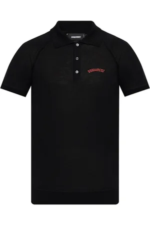 Dsquared2 Homme, Tops, Noir, Taille: S Polo avec logo