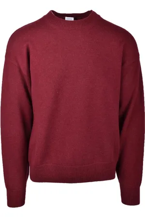 COVERT Homme, Pulls, Rouge, Taille: S Pull en laine mérinos et cachemire