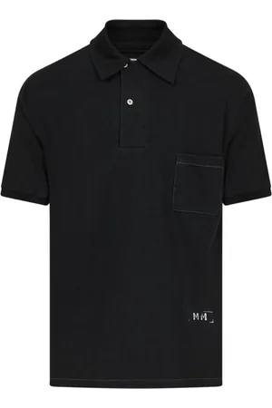 Maison Margiela Homme, Tops, Noir, Taille: L Polo Noir Style Classique