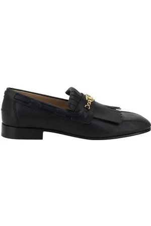 VALENTINO GARAVANI Homme, Chaussures, Noir, Taille: 43 EU Mocassins VLogo avec Franges