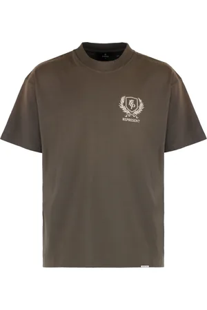 Represent Homme, Tops, , Taille: 2XL T-shirt col rond côtelé en coton