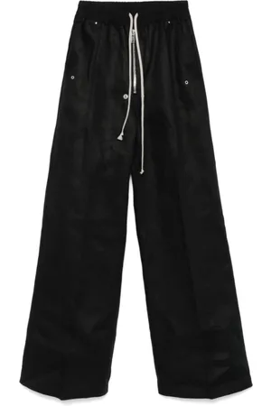 Rick Owens Femme, Pantalons, Noir, Taille: 36 FR Wide Bela Pants