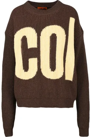 Colville Femme, Pulls, Brun, Taille: 38 FR Pull en Laine Vierge