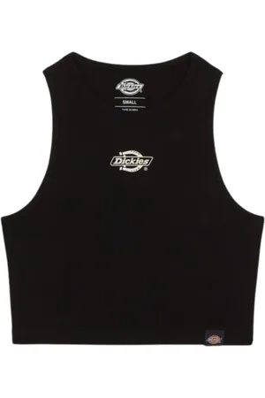 Dickies Femme, Tops, Noir, Taille: 40 FR Powers Vest Débardeur