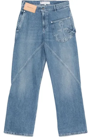 J.W.Anderson Homme, Jeans, Bleu, Taille: W32 Jean de Travail Torsadé