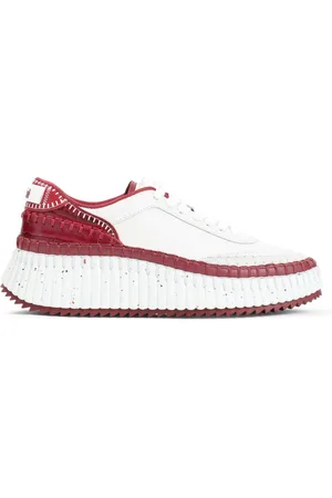Chloé Femme, Chaussures, Blanc, Taille: 37 EU Baskets Élégantes pour Vous