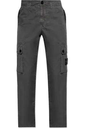 Stone Island Homme, Pantalons, Gris, Taille: W34 Pantalon avec logo