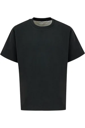 Bottega Veneta Homme, Tops, Gris, Taille: S T-shirt Oversize en Coton