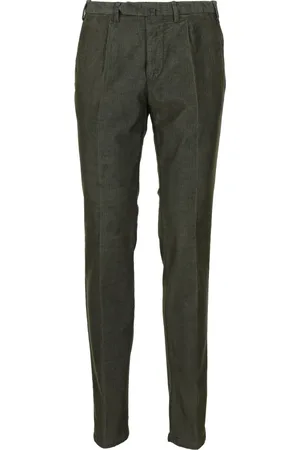 Biagio Santaniello Homme, Pantalons, Vert, Taille: 38 FR Pantalon Homme Décontracté