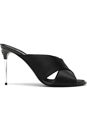 Dolce & Gabbana Femme, Chaussures, Noir, Taille: 38 1/2 EU Sandalette Élégante pour un Look Tendance