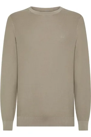 sun68 Homme, Pulls, , Taille: L Pull Vintage 100% Coton Manches Longues