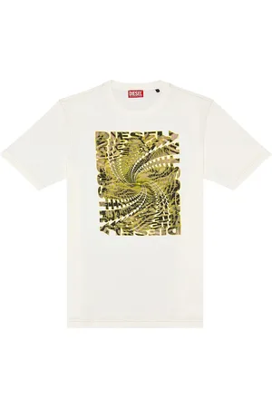 Diesel Homme, Tops, Blanc, Taille: XL T-shirts élégants pour Hommes et Femmes