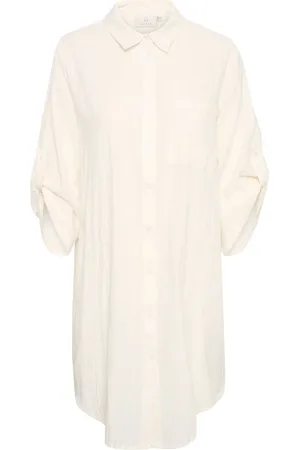 Kaffe Femme, Robes, , Taille: 38 FR Robe chemise avec manches 3/4