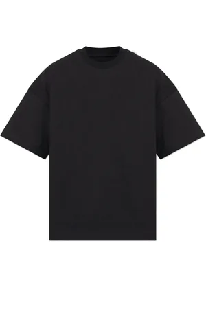 Jil Sander Homme, Tops, Noir, Taille: XL T-shirt en coton