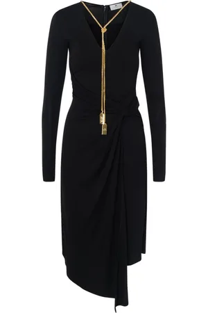 Elisabetta Franchi Femme, Robes, Noir, Taille: 36 FR Élégante Robe Noire pour Femmes