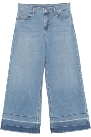 Liu Jo Femme, Jeans, Bleu, Taille: W31 Jean Denim Bleu avec Logo Brodé