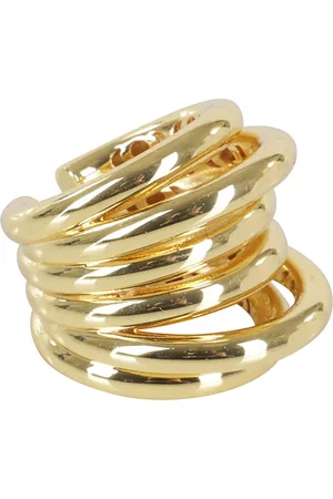 FEDERICA TOSI Femme, Accessoires, Jaune, Taille: S Élégante Bague en Or Ale Nouveau