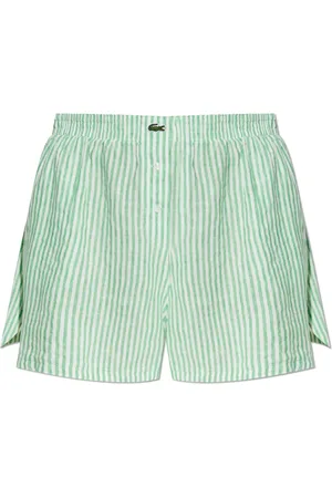 Lacoste Femme, Shorts, Vert, Taille: 44 FR Shorts en lin