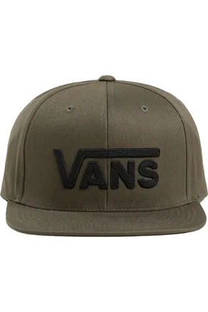 Vans Homme, Accessoires, Vert, Taille: ONE Size Casquette Snapback Drop V II