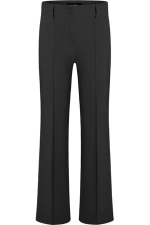 Cambio Femme, Pantalons, Noir, Taille: 36 FR Pantalon Noir à Jambes Évasées