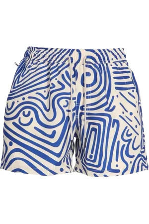 Oas Homme, Maillots de bain, Bleu, Taille: M Short de bain céruléen avec poche zippée