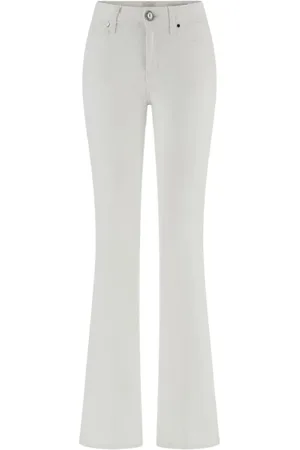 Guess Femme, Jeans, Blanc, Taille: W31 Loredana Pantalon Élégant