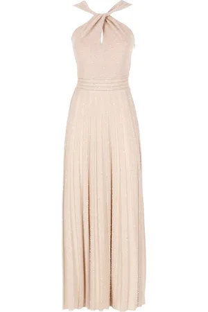D.EXTERIOR Femme, Robes, Rose, Taille: 36 FR Robe Rose Sans Manches à Paillettes