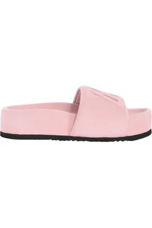 vic matiè Femme, Chaussures, Rose, Taille: 39 EU Mules en Denim à Talon Bas