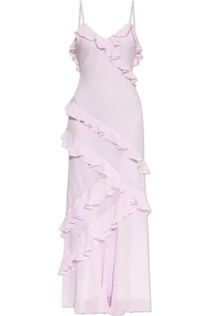 LOVESHACKFANCY Femme, Robes, Violet, Taille: 38 FR Robe Rialto