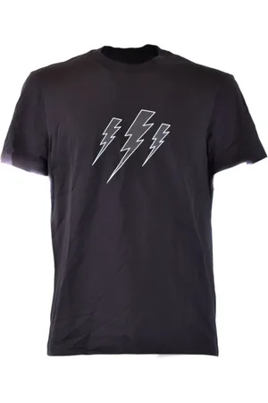 Neil Barrett Homme, Tops, Noir, Taille: M T-shirts élégants pour Hommes et Femmes