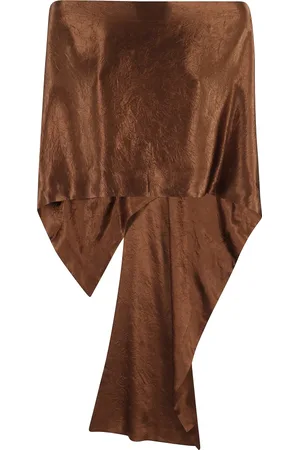 Herskind Femme, Vestes, Brun, Taille: ONE Size Off-Shoulder Toffee Cape